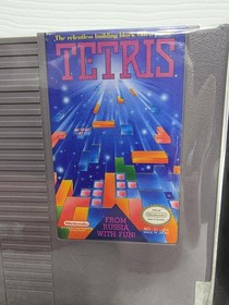 Tetris (Nintendo Entertainment System, 1989) con funda NES