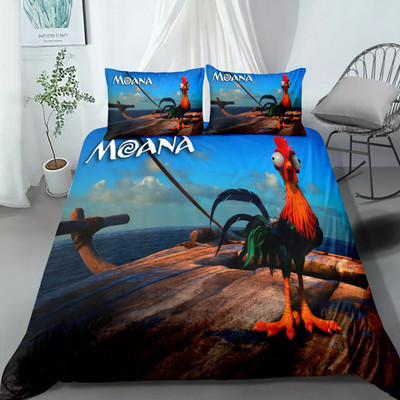 Moana & Maui 13.Bettwäsche Set Kissenbezüge 80x80 Anpassbar Bettbezug 135x200