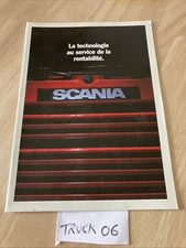 Scania Leaflet Catalogue Truck Weight Heavy