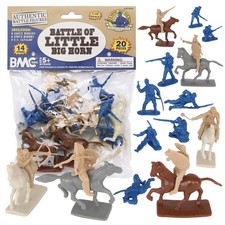 BMC CTS Battle of Little Big Horn US Cavalry Mounted Sioux Set