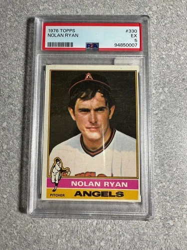 1976 Topps Nolan Ryan, #330, EX-MT, PSA 5