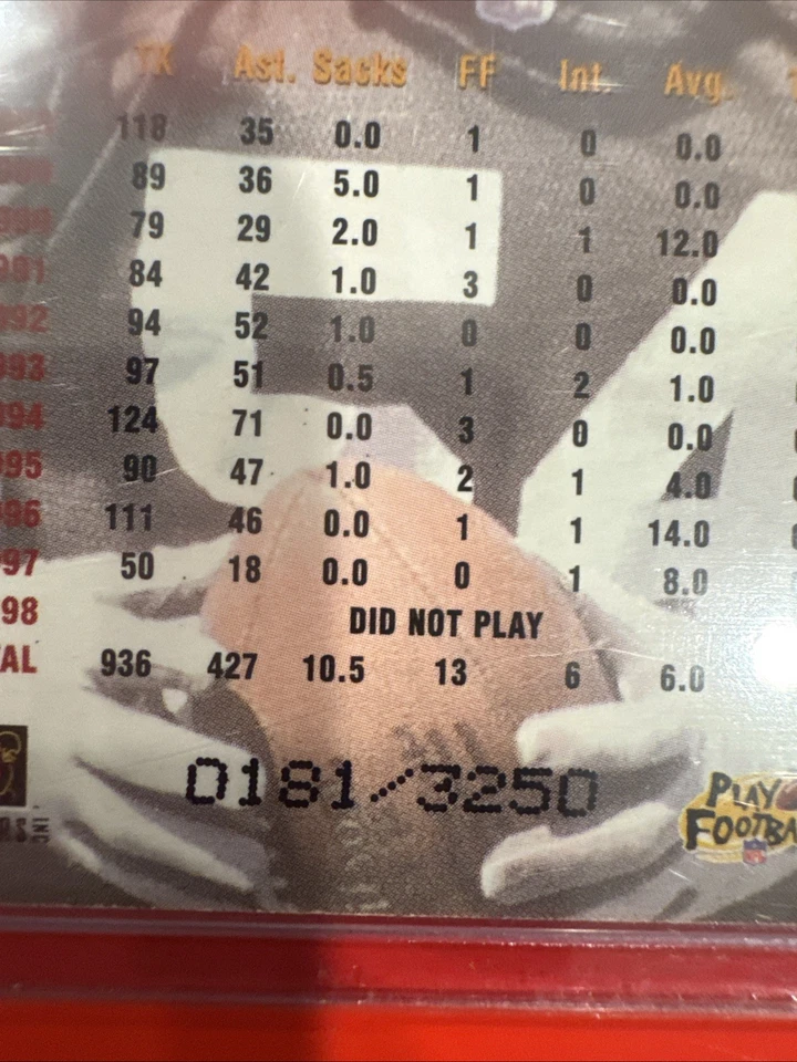 1999 Playoff Prestige EXP - Chris Spielman #EX170 Reflections Silver /3250 - Image 3 of 3