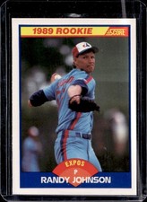 1989 Score Randy Johnson Rookie Rated Prospect RC #645 Expos