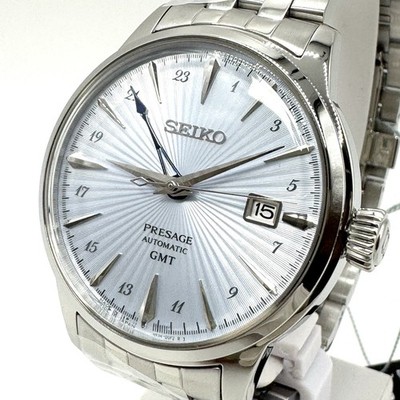 SEIKO Presage SARY241 Cocktail Time GMT Ice Blue Dial Automatic JDM New