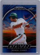 Daniel Cuvet 2025 Leaf Baseball Nation 1/1 Pre Production Proof