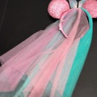Disney Parks Pink Glitter Ear Headband w/ Butterfly Bow & Tulle Veil — photo 6