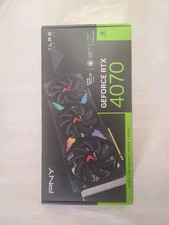  Box Only PNY GeForce RTX 4070 XLR8 Triple Fan 12GB GDDR6X