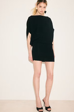 NWT mango Fitted knit dress with open back