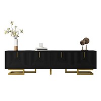 Sonnenh Tv-Schrank Schwarz 160 X 38 X 44 Cm Mit Stauraum Wohnzimmer