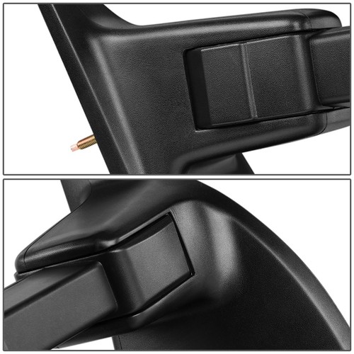 ESPEJO RETROVISOR DE REMOLQUE SEÑAL LED ÁMBAR MANUAL DERECHO + PARA FORD F250 SUPER DUTY 2008-2016 - Imagen 4 de 7
