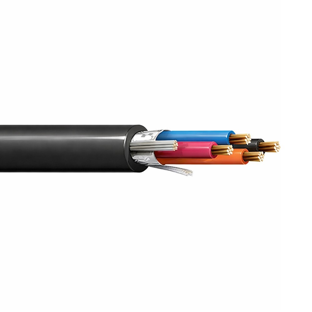 Shielded Tc Er Belden 28082AS 14 AWG 4 Conductor Shielded VNTC Tray Cable TC-ER Black ...