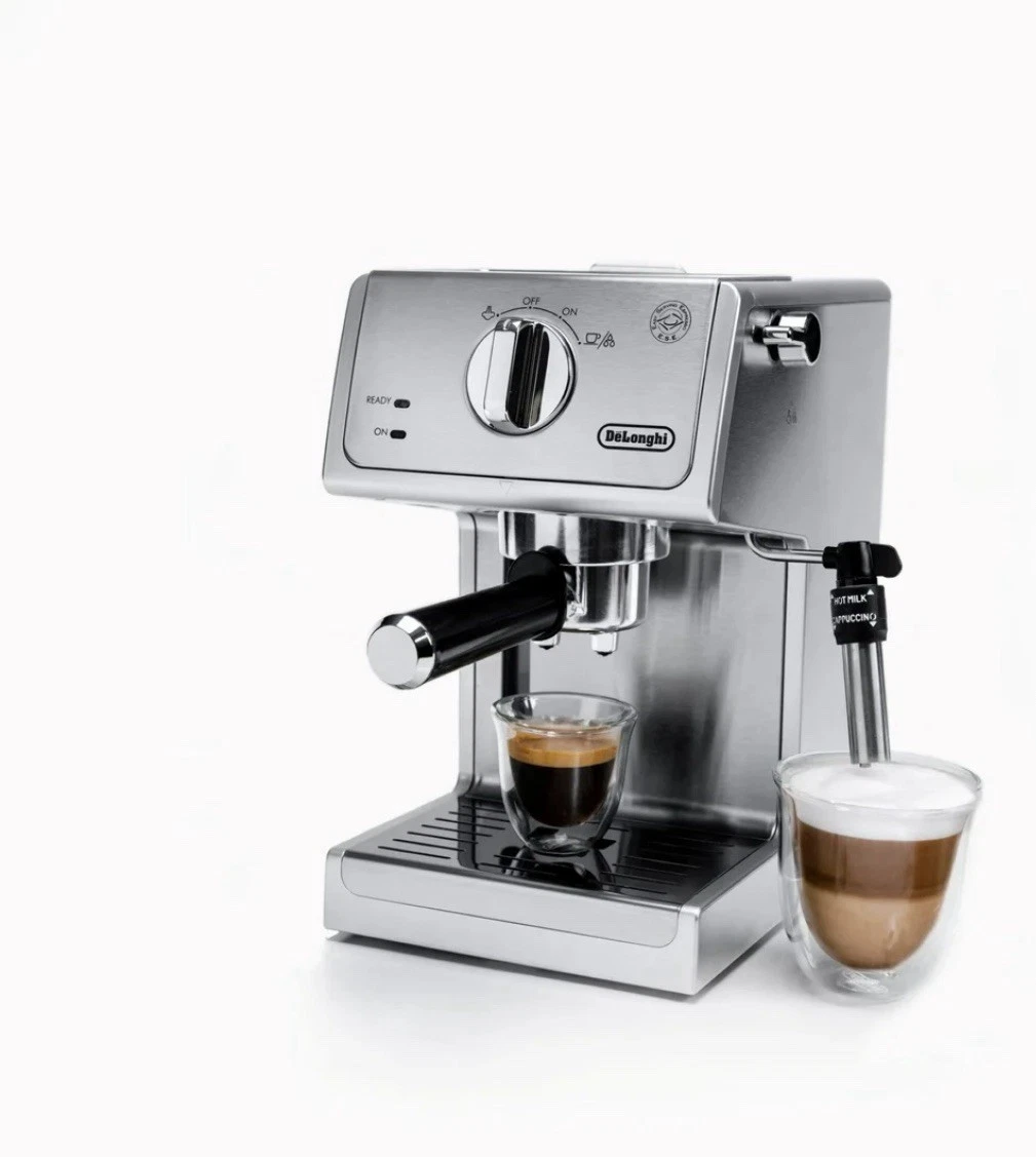 DeLonghi ECP3630 Manual Espresso Machine Cappuccino Maker - Silver