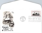 S09-1846, REMEMBER THE MAINE, SPANISH-AMIECAN WAR, PCS FDC