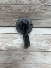 Black Industrial Swivel Metal Wall Hook Garage Barn Rustic Vintage