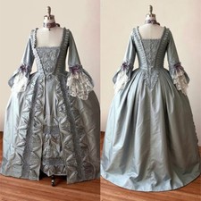 Robe a La Francaise 18th Century Rococo Baroque Marie Antoinette Queen Dress