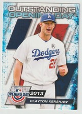 2021 Topps Opening Day Clayton Kershaw #OOD-9 Outstanding Opening Day Dodgers