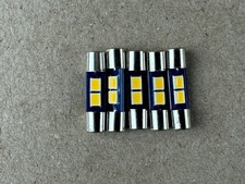 5 New MINIATURE 5x20mm 6v Warm White Fuse Lamp LED Light Bulbs 5v 6.3v