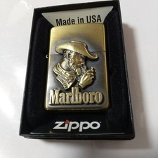 Zippo Marlboro Bronze Feuerzeug 3D Figur USA Messing Kostenloser Versand