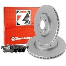 ZIMMERMANN Bremsscheiben 296mm Bel&auml;ge Vorne f&uuml;r CITAN W420 QASHQAI KANGOO III