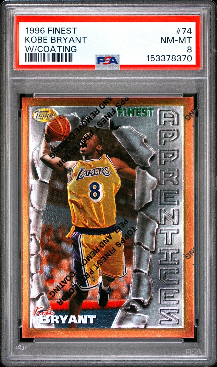 Kobe Bryant Basketball Grade 8 Rookie Sports Trading Cards