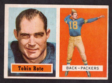 1957 Topps #81 Tobin Rote VG-EX
