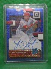 2022 Panini Optic Rated Rookie Signatures Lars Nootbaar Blue Mojo Autograph /99