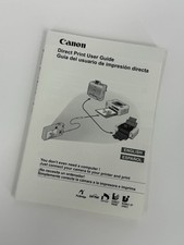Canon Direct Print User Guide Manual 2006 NEW