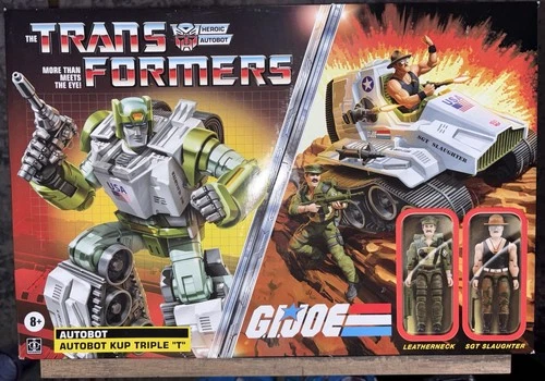 Transformers/G.I.Joe Crossover Autobot Kup Triple T With Figures