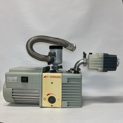 Edwards RV5 Rotary Vane Vacuum Pump  EMF10 Mist Filter & Foreline FL20K    WB1