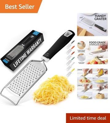 Multi-Purpose Cheese, Chocolate & Spice Grater - Elegant Stainless Steel