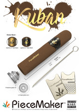 PieceMaker Kuban Black Label Light Brown Silicone Pipe