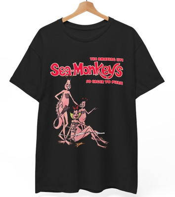 The Amazing Live Sea-Monkeys T-Shirt Stanley Desantis 90s TV Show Unisex Tee