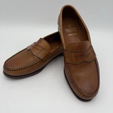 Allen Edmonds "CAVANAUGH"  Loafers Men’s 14 3E Walnut Brown Penny Loafer