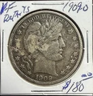 1909-O  Barber Half Dollar, VF Details
