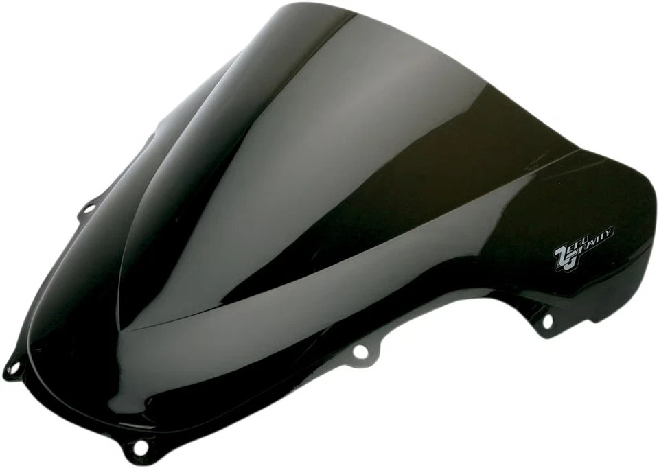 Parabrisas Doble Burbuja Gravedad Cero - Humo Oscuro Moto Calle 16-106-19 Foto 2 de 4