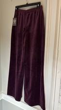 VINCE CAMUTO VELVET RED WINE PANTS SIZE XS MSRP $69.00