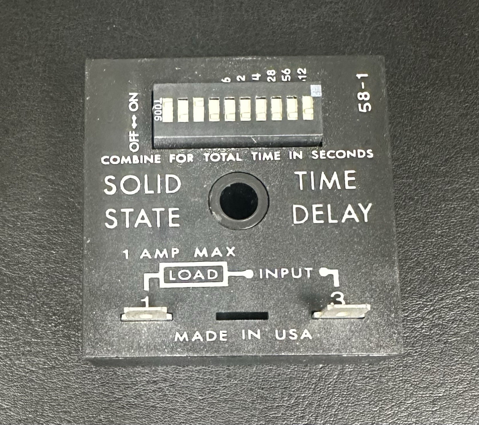 Solid State Delay-On-Make Timer Relay, 1-1023 Seconds, TDU3000A, 1A Rating