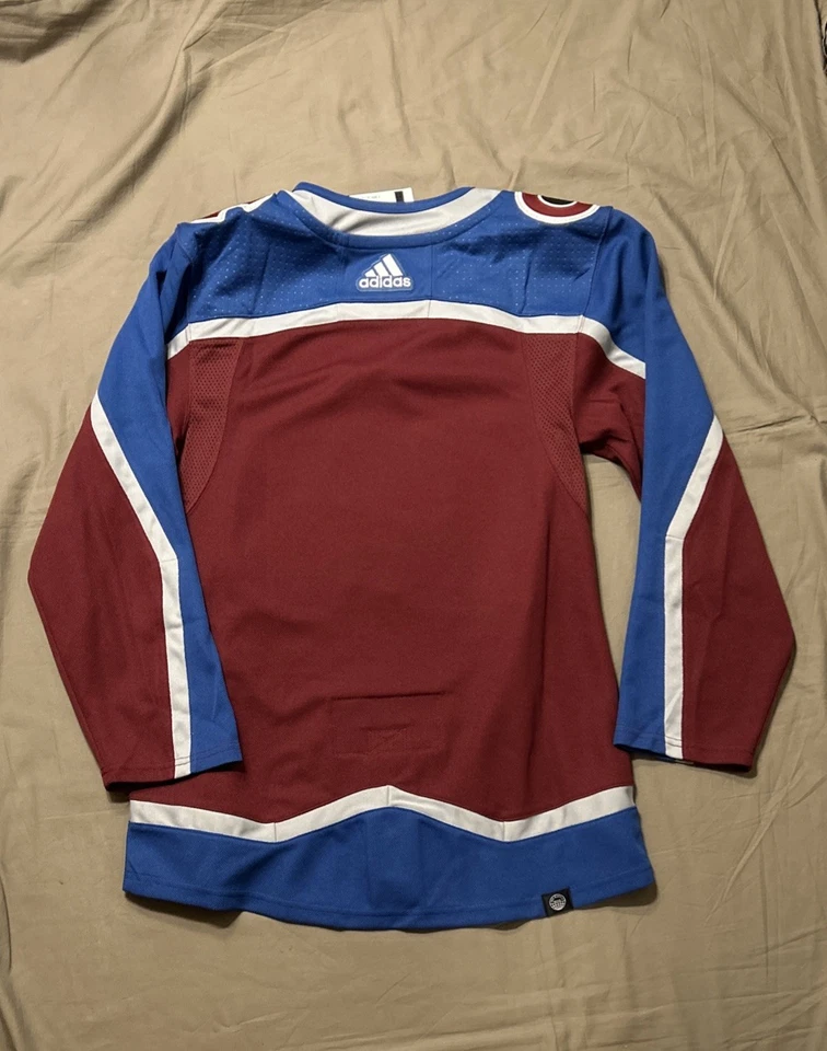 Colorado Avalanche Sweater Adidas Men’s Size 42 (XXS) NHL Jersey Authentic - Image 2 of 4