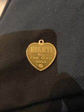 10g Fine Gold 999.9 ARY Heart Shape Gold Bar Ingot Bullion 4621.04 per troy oz