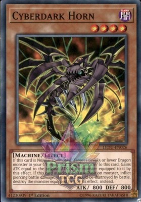 1st Ed Cyberdark Horn LEDU-DE026 Yugioh