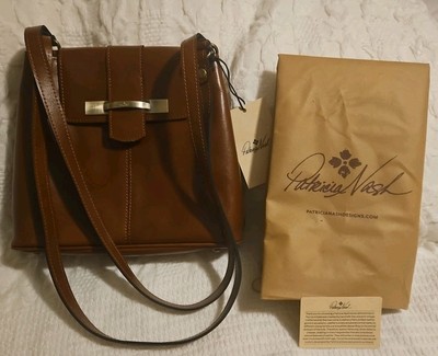 NWT Patricia Nash North/ South Brown Heritage Hand Bag