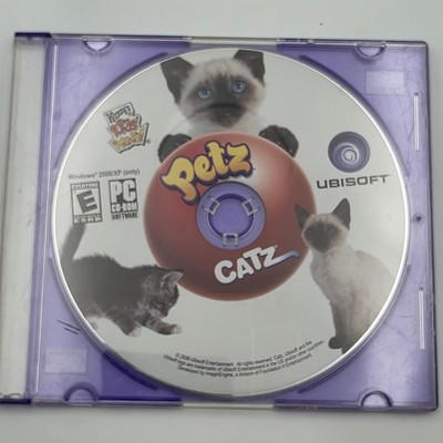 Petz Catz 2 PC Windows CD-ROM Virtual Pet Ubisoft 2005 E-Everyone Region Free