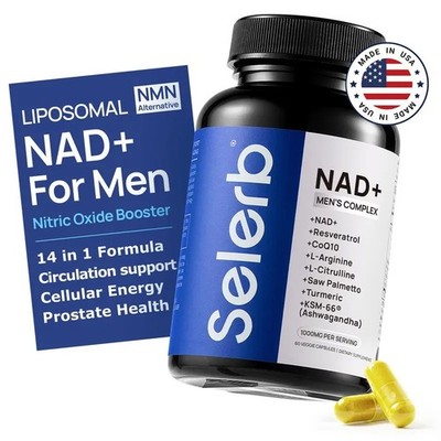 Selerb Men's Health Supplement Prostate Supporting with Resveratrol CoQ10 60caps
