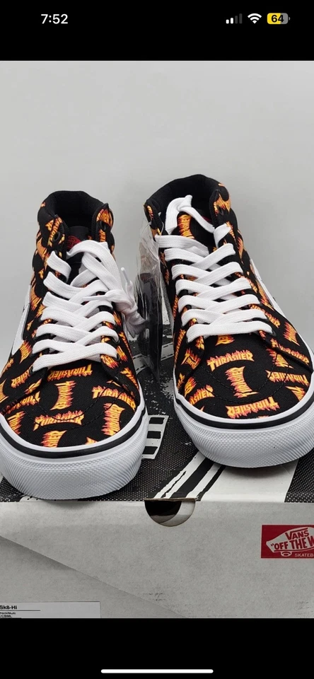 Zapato de skate Vans X Thrasher Sk8-Hi (negro/multi) Foto 4 de 4