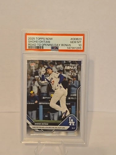 2025 Topps Now Bonus Baseball Card, Shohei Ohtani-PSA 10