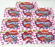 NEW Lot of 10 Saran Quick Covers Medium
