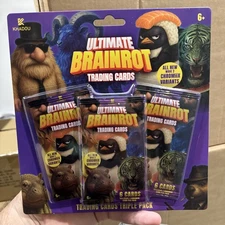 Ultimate Brainrot Trading Cards triple pack Collection wave 2 Charomiix variants