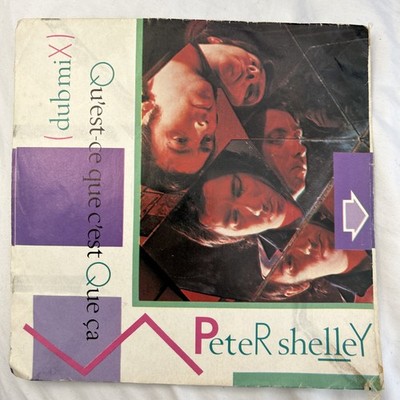PETE SHELLEY Qu'est -Ce Que C'est Que Ce ANIMAL MAGNET 7'' Yellow FLEXI DISC