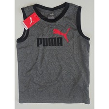 NWT Boys Puma Tank Top Size 4 Boys Summer Spring Clothing Sports Logo