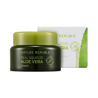 NATURE REPUBLIC Real Squeeze Aloe Vera Cream - 50ml ...
